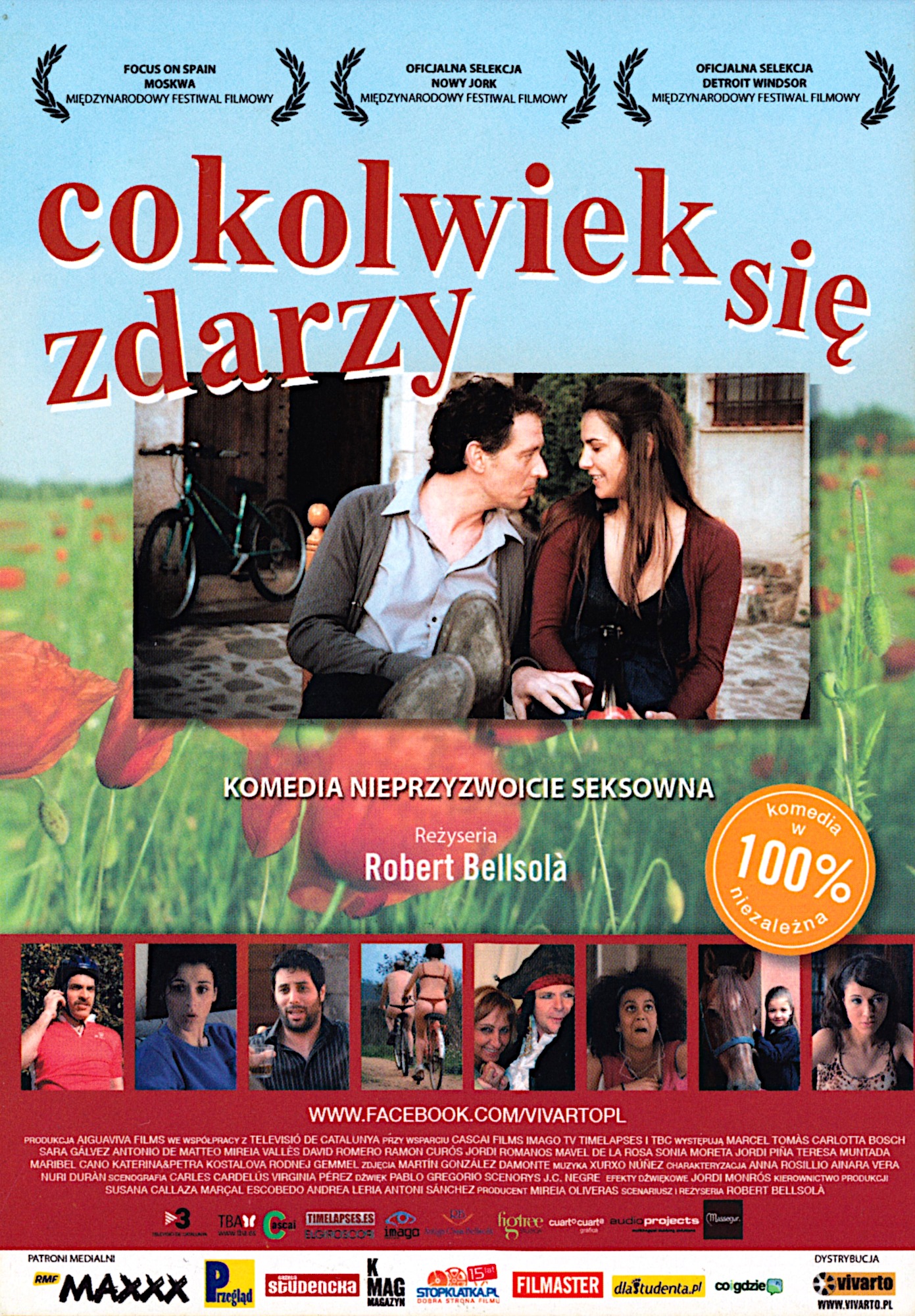 Ulotka filmu 'Cokolwiek Się Zdarzy (przód)'