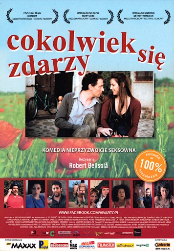 Przód ulotki filmu 'Cokolwiek Się Zdarzy'