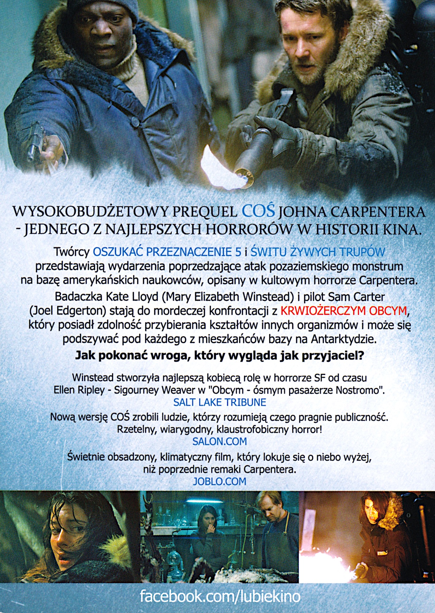 Ulotka filmu 'Coś (tył)'