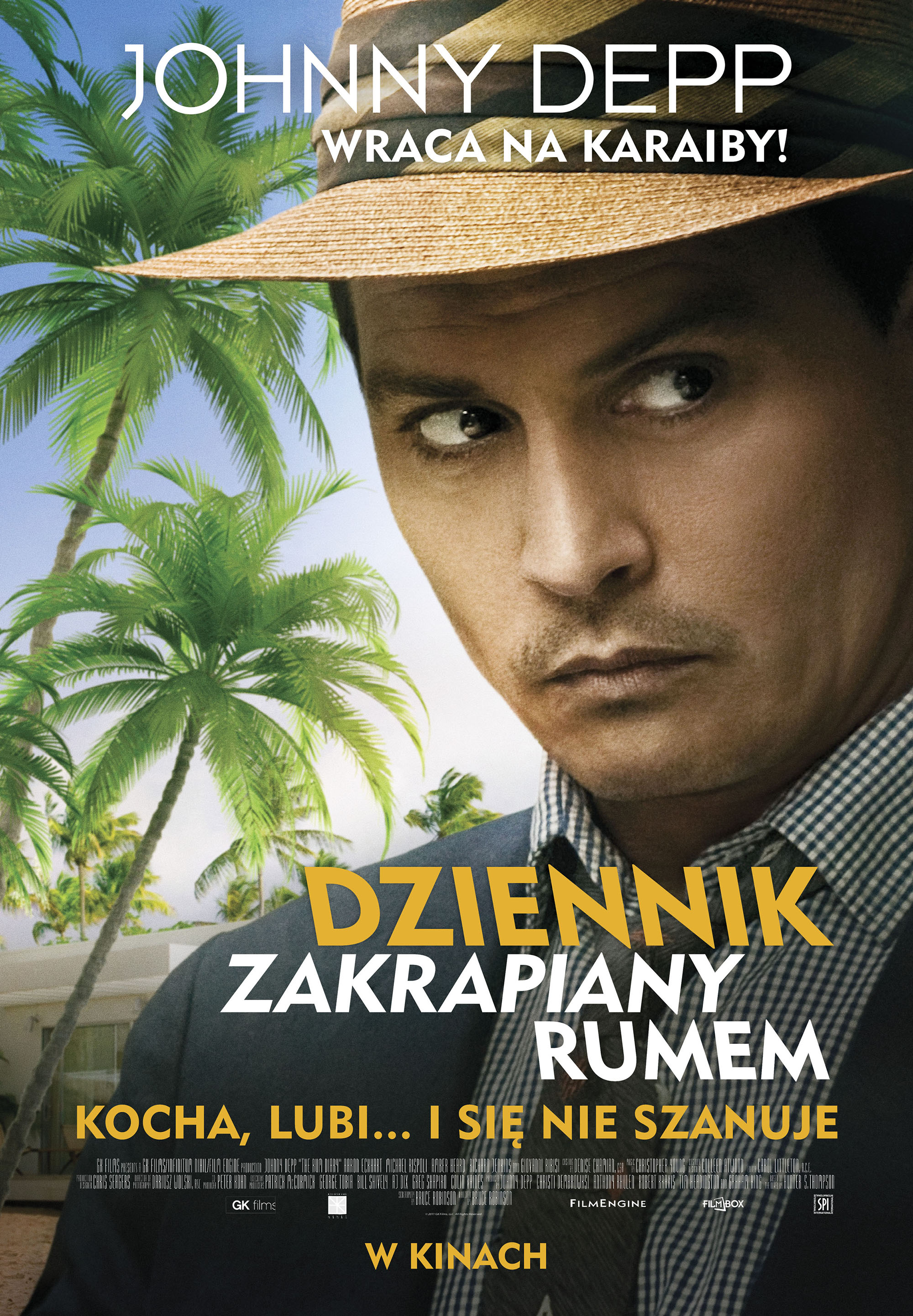 Polski plakat filmu 'Dziennik Zakrapiany Rumem'
