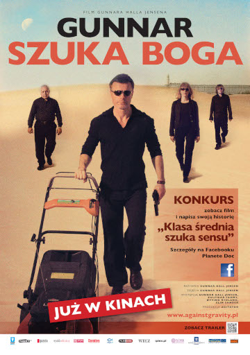 Polski plakat filmu 'Gunnar Szuka Boga'