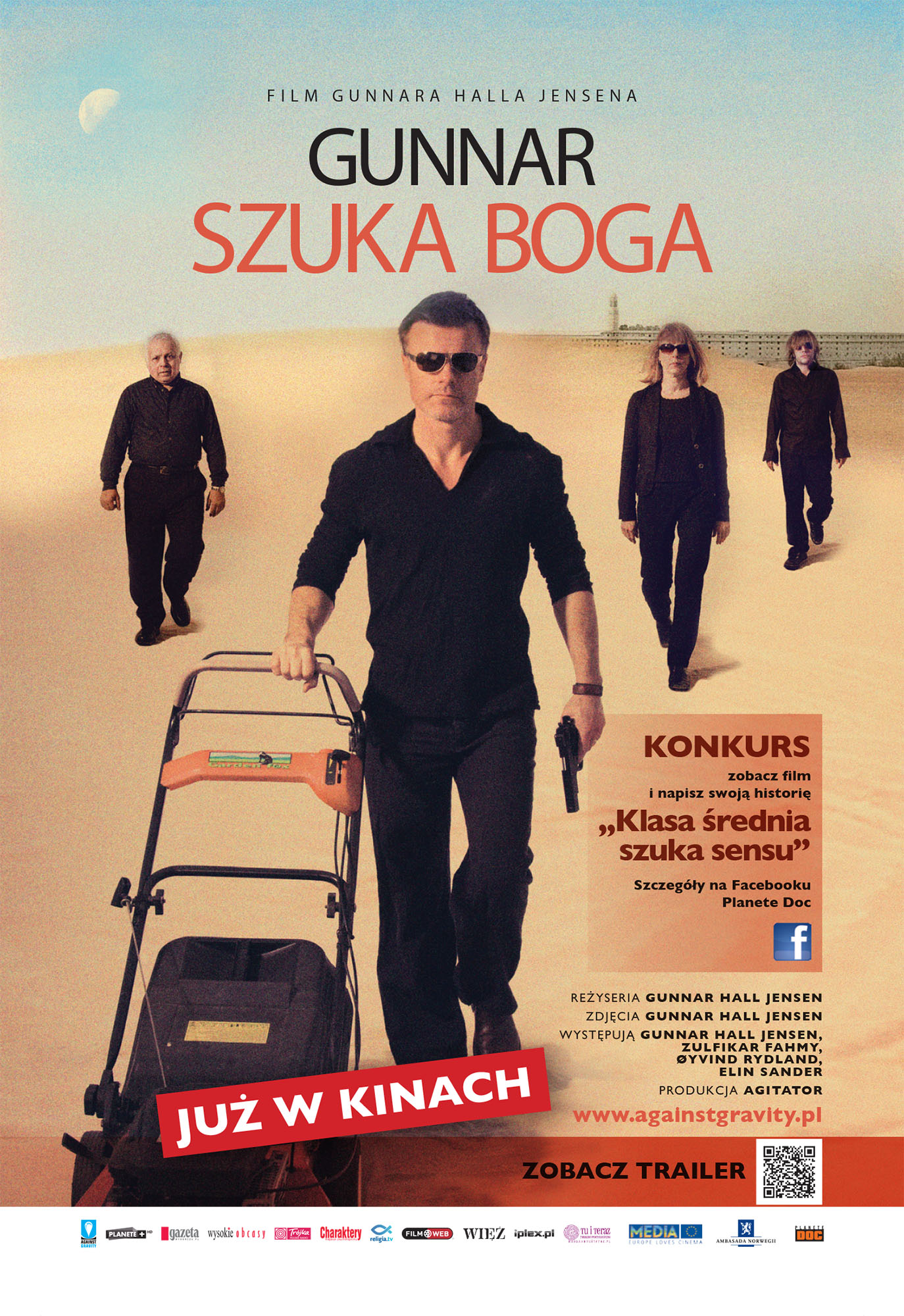 Ulotka filmu 'Gunnar Szuka Boga (przód)'