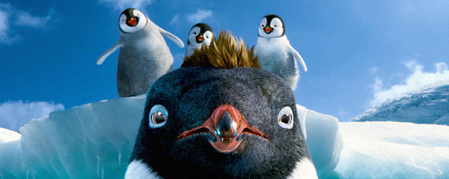 Baner filmu 'Happy Feet: Tupot Małych Stóp 2'