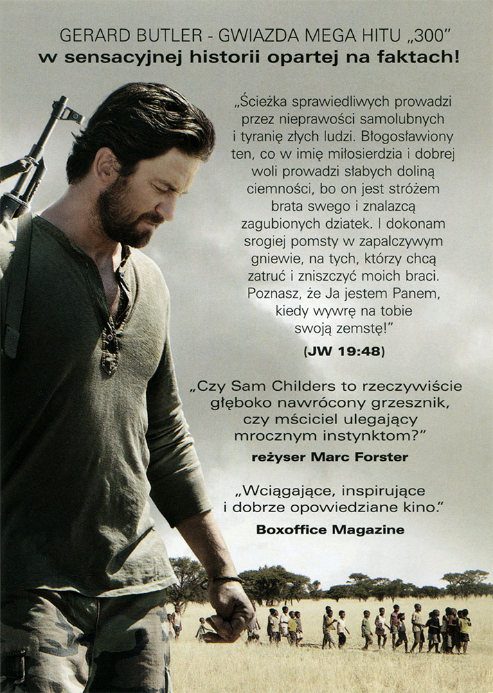 Ulotka filmu 'Kaznodzieja Z Karabinem (tył)'