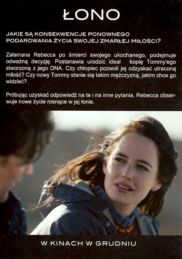 Tył ulotki filmu 'Łono'