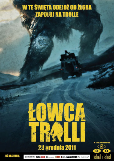 Przód ulotki filmu 'Łowca Trolli'