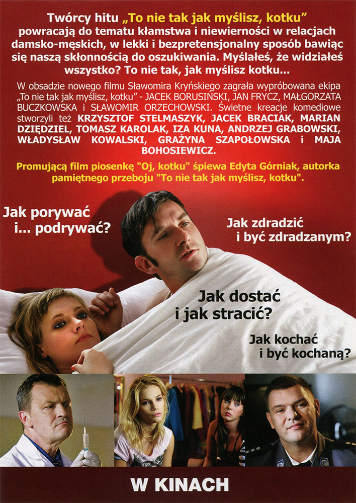 Ulotka filmu 'Pokaż Kotku, Co Masz W Środku (tył - wersja B)'