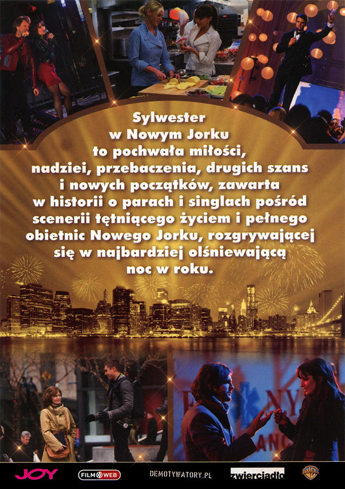 Ulotka filmu 'Sylwester W Nowym Jorku (tył)'