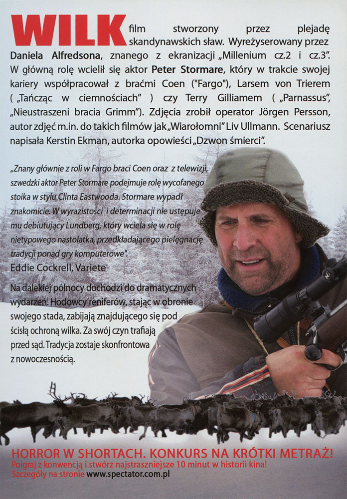 Ulotka filmu 'Wilk (tył)'
