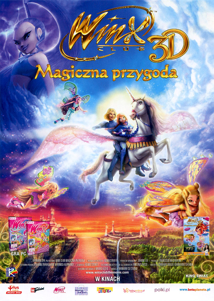 Ulotka filmu 'Winx Club - Magiczna Przygoda (przód)'