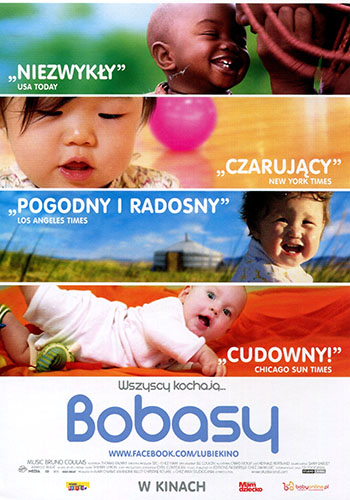 Przód ulotki filmu 'Bobasy'