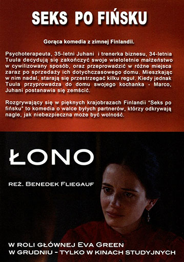 Tył ulotki filmu 'Seks Po Fińsku'