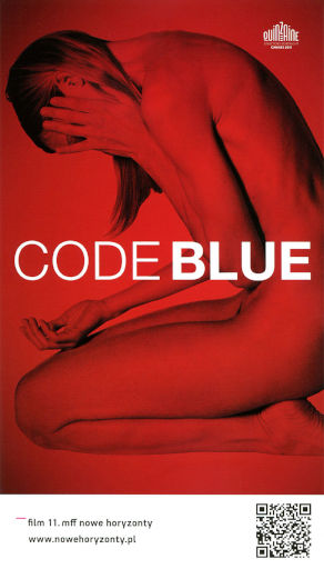Przód ulotki filmu 'Code Blue'