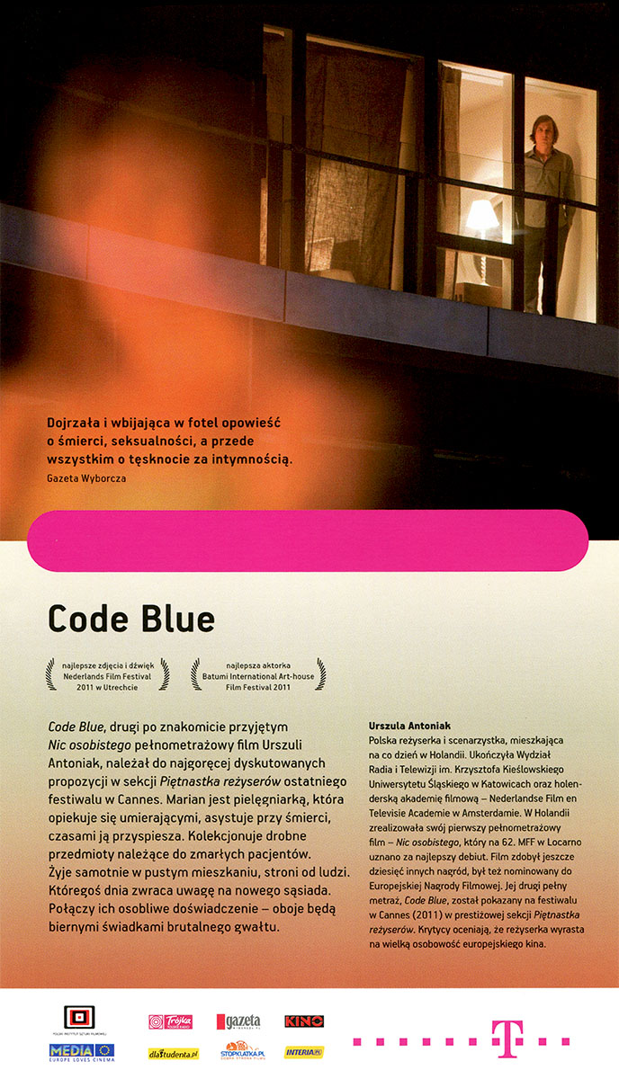 Ulotka filmu 'Code Blue (tył)'
