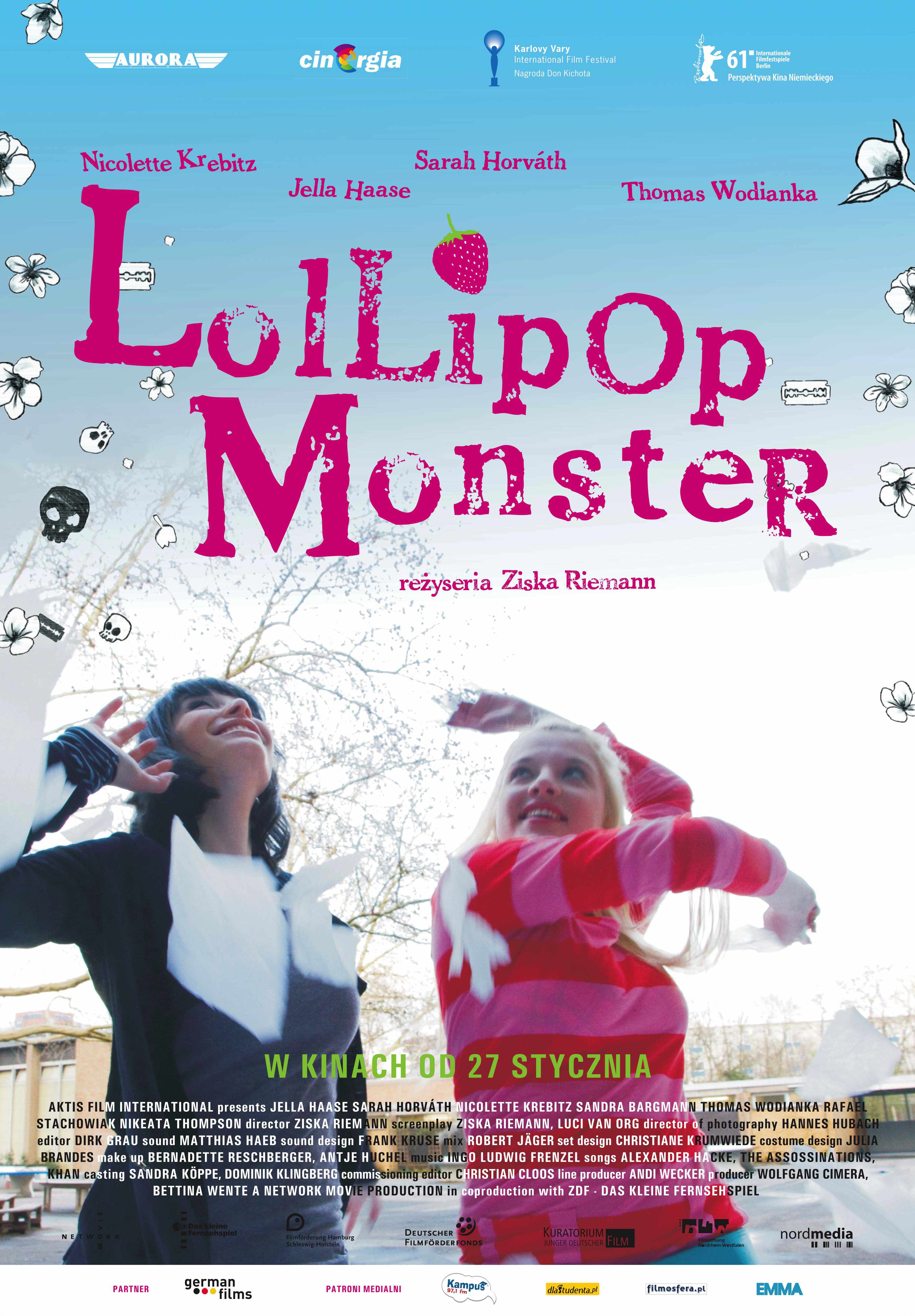 Polski plakat filmu 'Lollipop Monster'