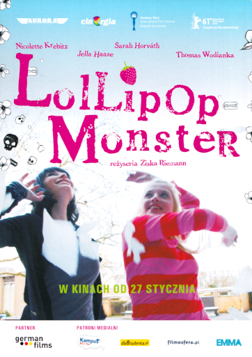 Przód ulotki filmu 'Lollipop Monster'