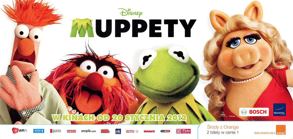 Ulotka filmu 'Muppety (przód - wersja C)'