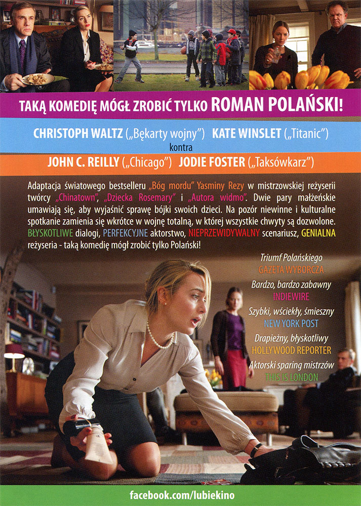 Ulotka filmu 'Rzeź (tył)'