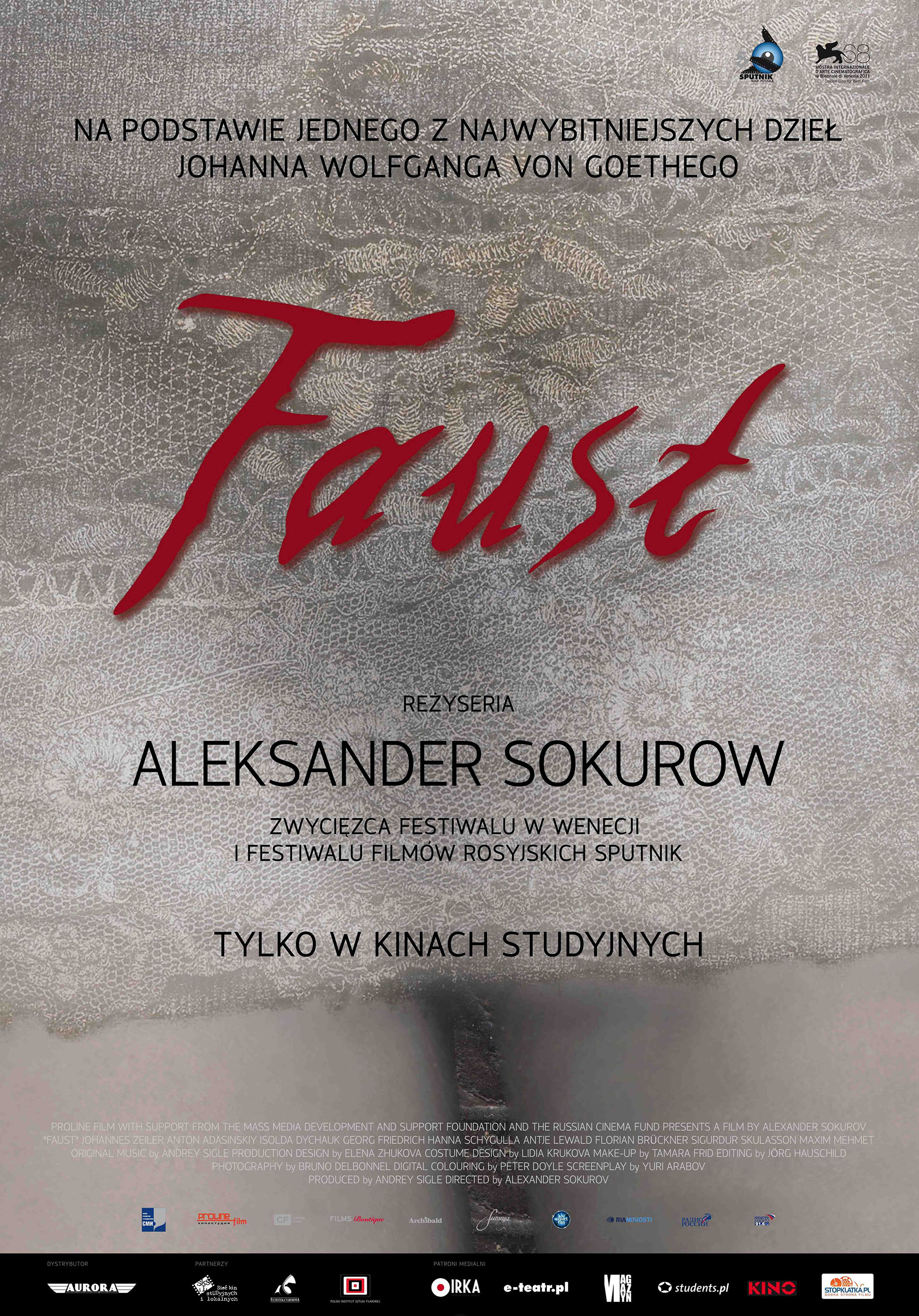 Polski plakat filmu 'Faust'