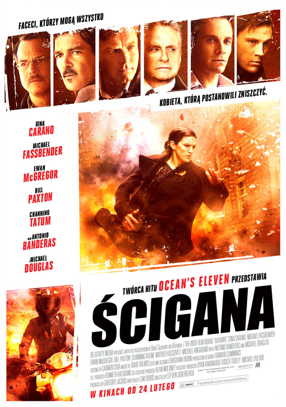 Polski plakat filmu 'Ścigana'
