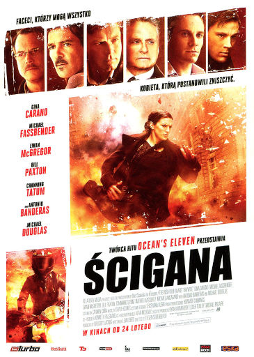 Przód ulotki filmu 'Ścigana'