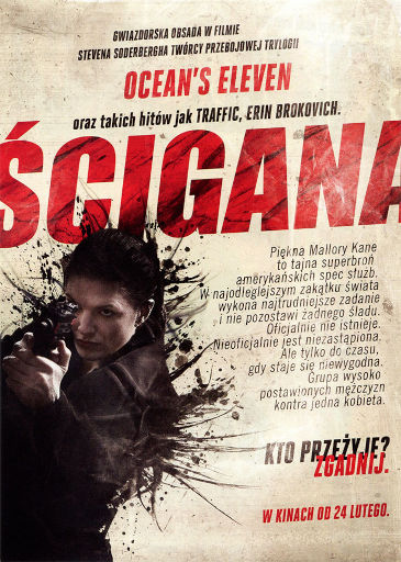 Tył ulotki filmu 'Ścigana'