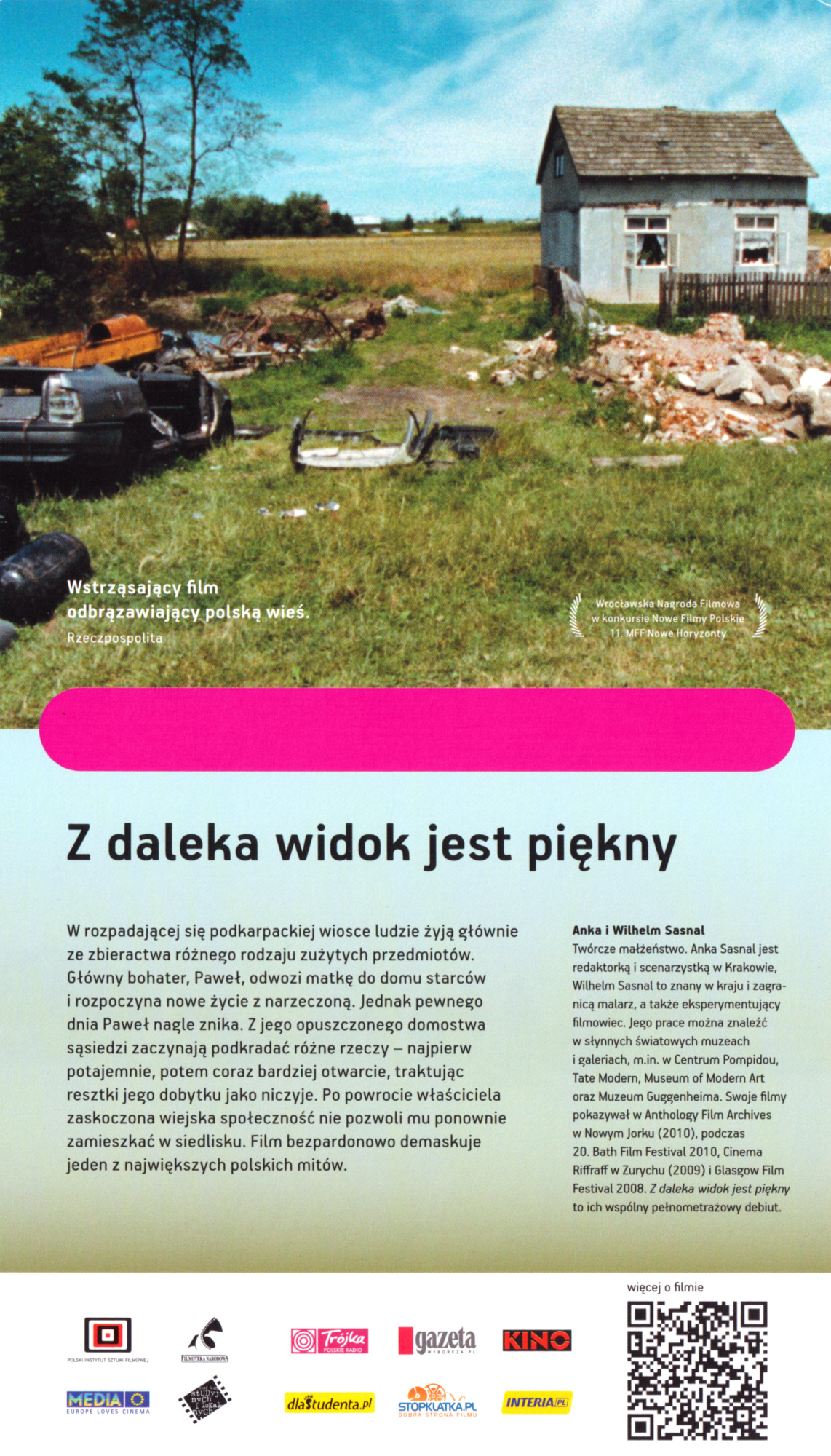 Ulotka filmu 'Z Daleka Widok Jest Piękny (tył)'
