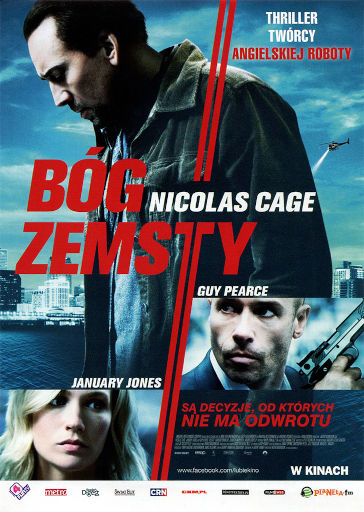 Przód ulotki filmu 'Bóg Zemsty'