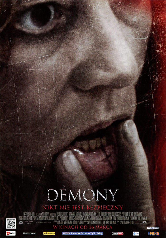 Ulotka filmu 'Demony (przód)'
