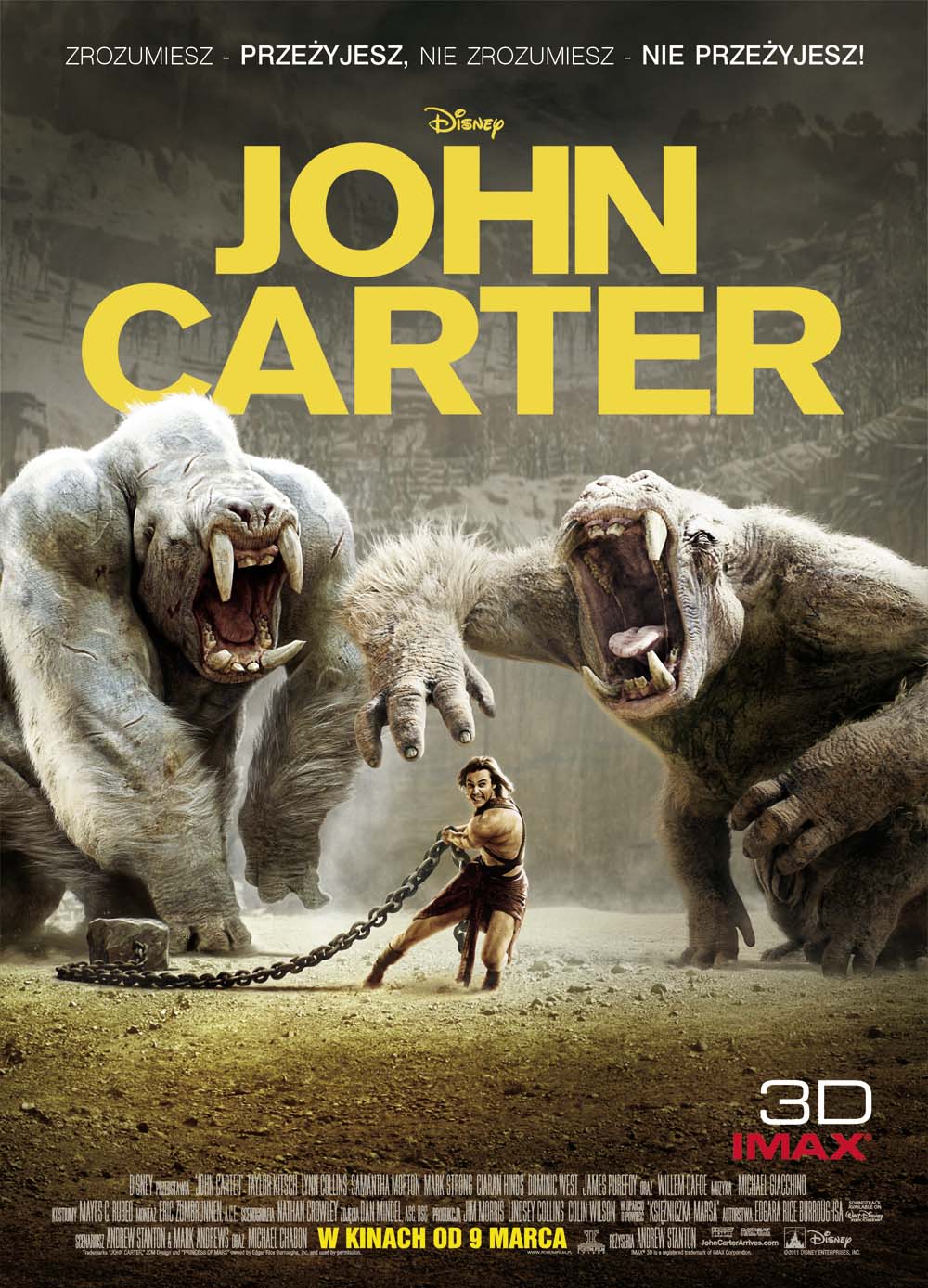 Polski plakat filmu 'John Carter'