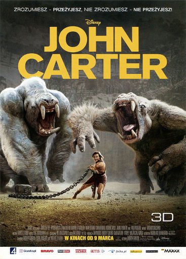 Przód ulotki filmu 'John Carter'