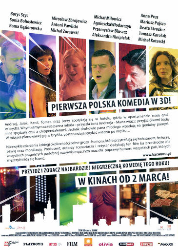 Tył ulotki filmu 'Kac Wawa'