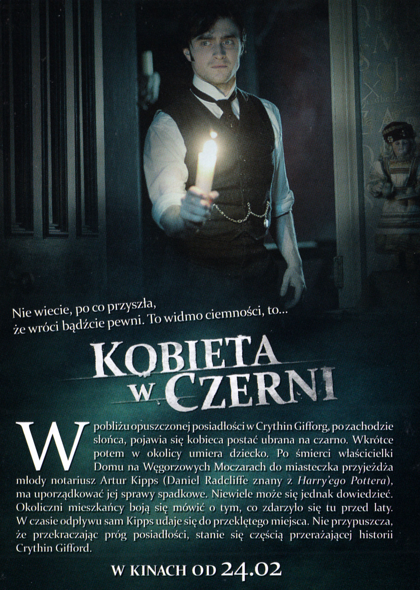 Ulotka filmu 'Kobieta W Czerni (tył - wersja B)'