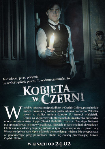 Tył ulotki filmu 'Kobieta W Czerni'