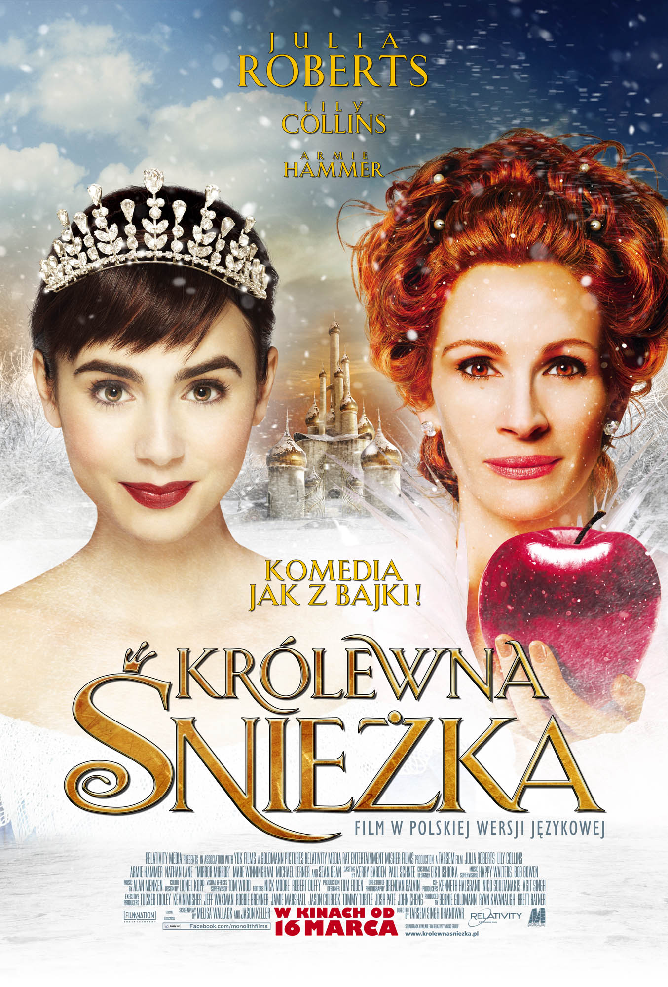 Polski plakat filmu 'Królewna Śnieżka'