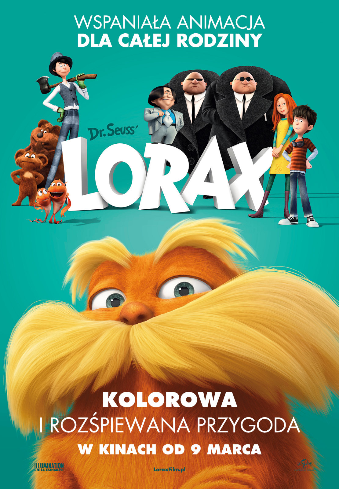 Polski plakat filmu 'Lorax'