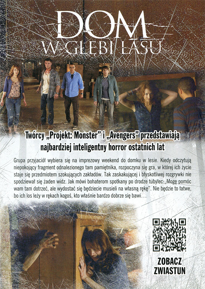 Ulotka filmu 'Dom W Głębi Lasu (tył)'