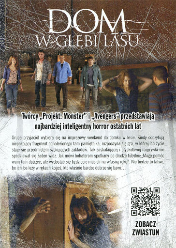 Tył ulotki filmu 'Dom W Głębi Lasu'