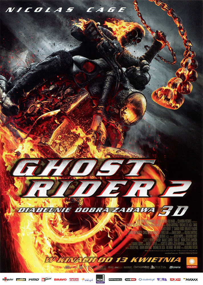 Ulotka filmu 'Ghost Rider 2 (przód)'