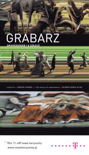 Przód ulotki filmu 'Grabarz'