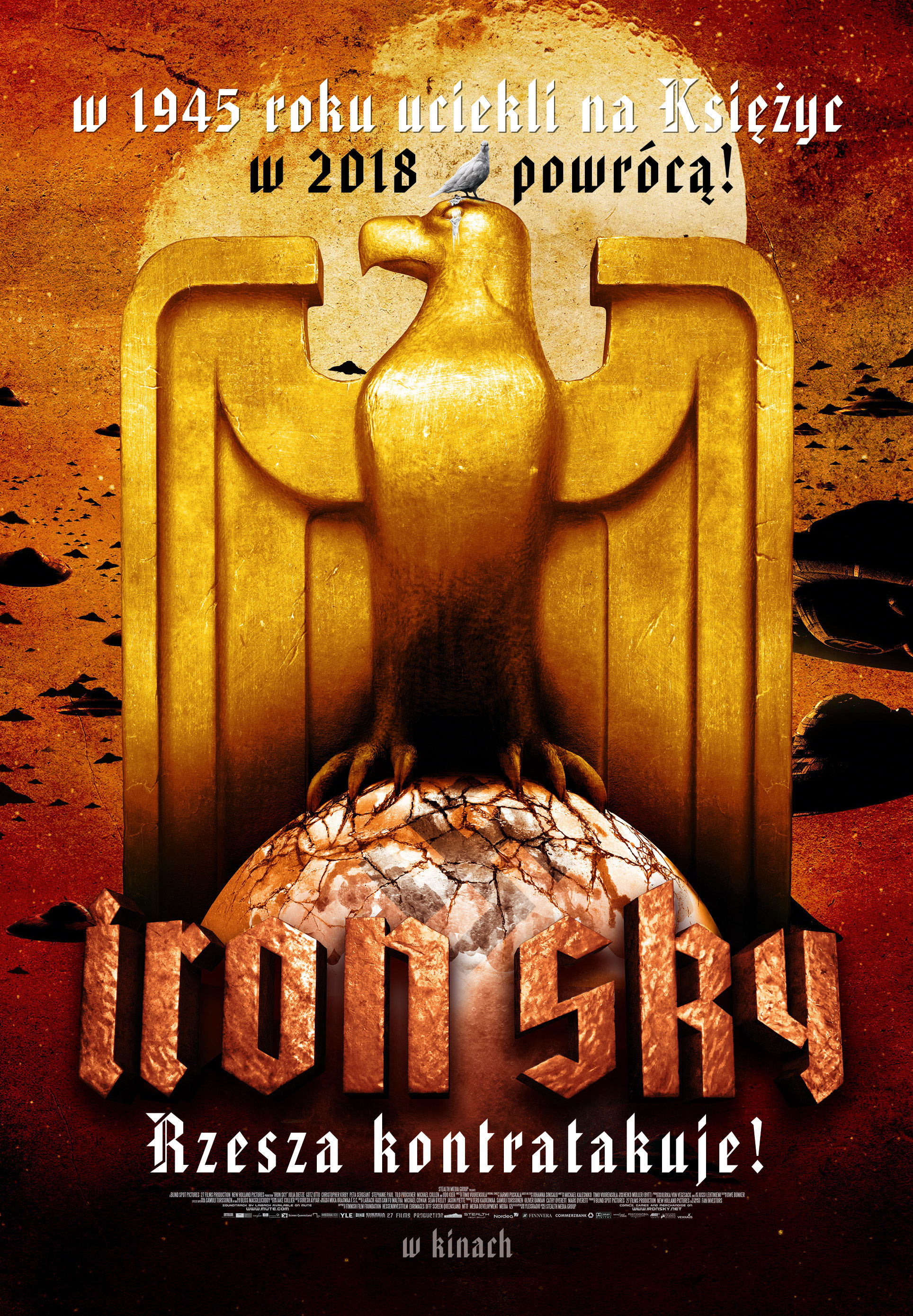 Polski plakat filmu 'Iron Sky'