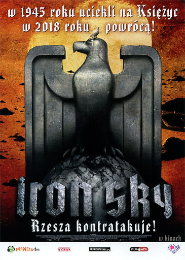 Przód ulotki filmu 'Iron Sky'