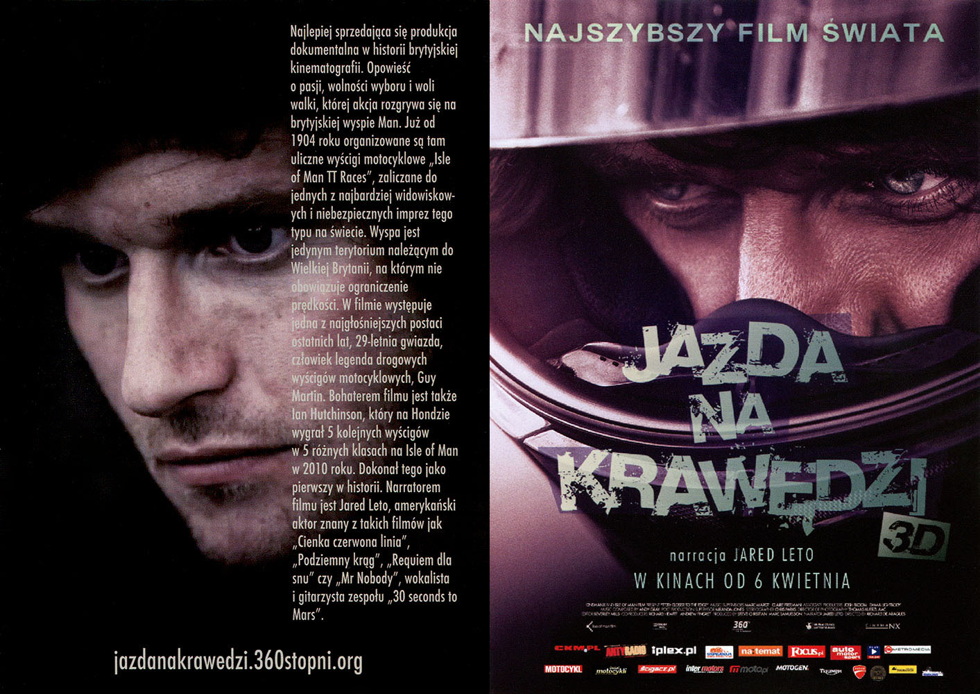 Ulotka filmu 'Jazda Na Krawędzi (przód)'