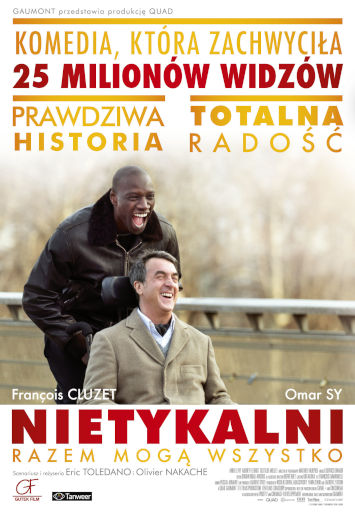 Polski plakat filmu 'Nietykalni'