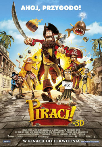 Polski plakat filmu 'Piraci!'