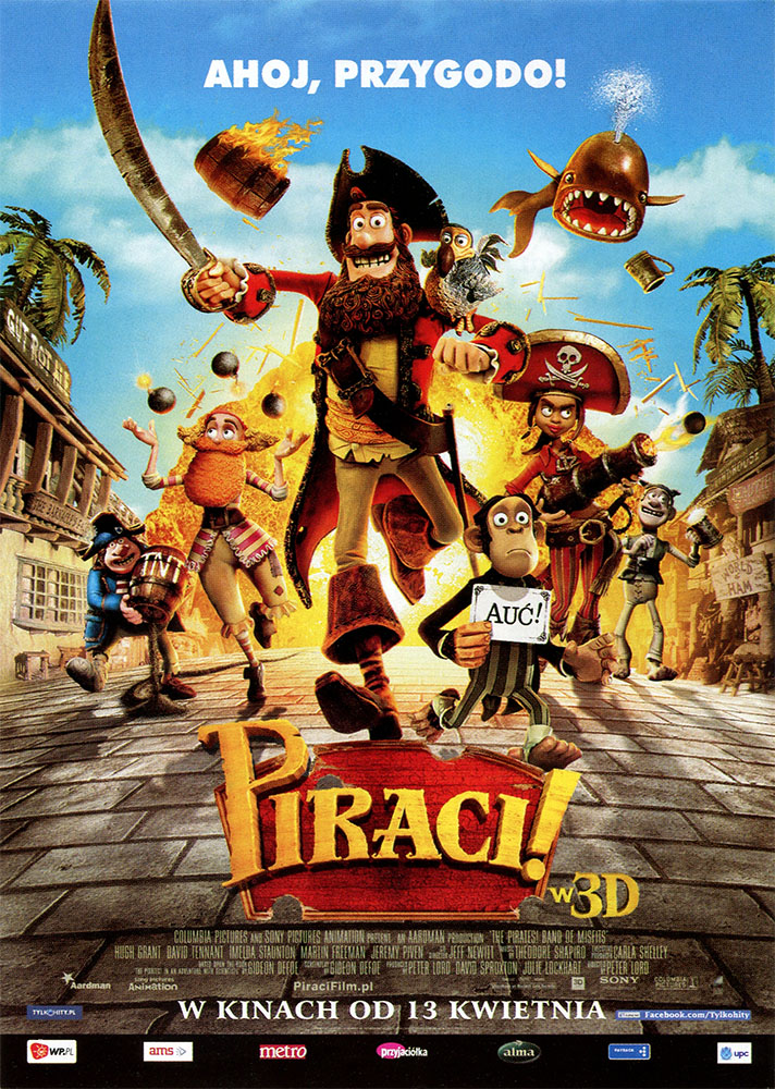 Ulotka filmu 'Piraci! (przód)'