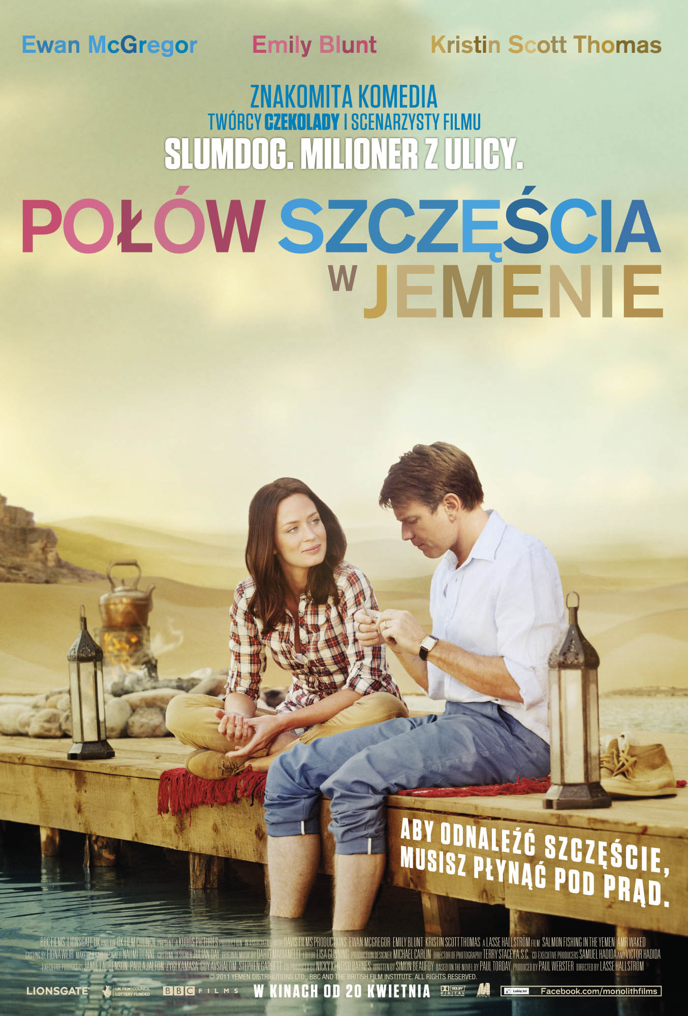 Polski plakat filmu 'Połów Szczęścia W Jemenie'