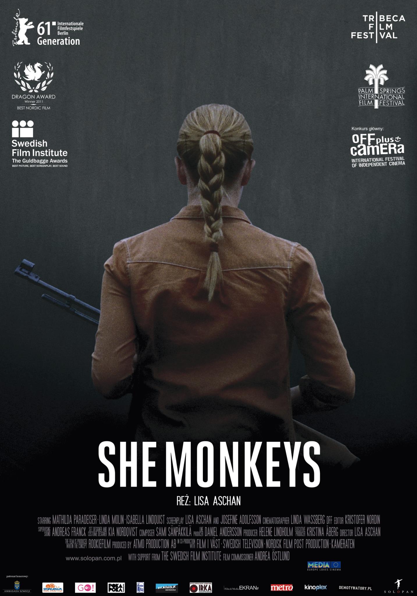 Polski plakat filmu 'She Monkeys'