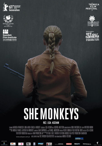 Polski plakat filmu 'She Monkeys'