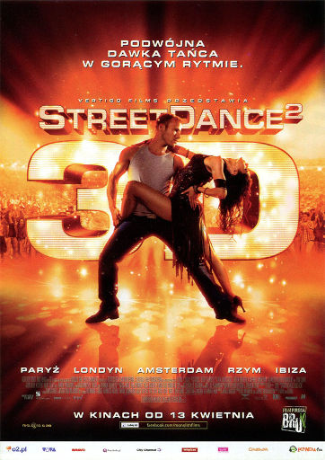 Przód ulotki filmu 'StreetDance 2'